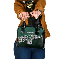 Hawaii Rainbow Warriors Alumni Custom Shoulder Handbag Kanaka Arrows Tropical Vibes LT7 One Size Green - Polynesian Pride