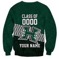 Hawaii Rainbow Warriors Alumni Custom Sweatshirt Kanaka Arrows Tropical Vibes LT7 - Polynesian Pride