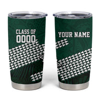 Hawaii Rainbow Warriors Alumni Custom Tumbler Cup Kanaka Arrows Tropical Vibes LT7 Green - Polynesian Pride