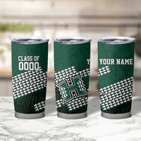Hawaii Rainbow Warriors Alumni Custom Tumbler Cup Kanaka Arrows Tropical Vibes LT7 - Polynesian Pride