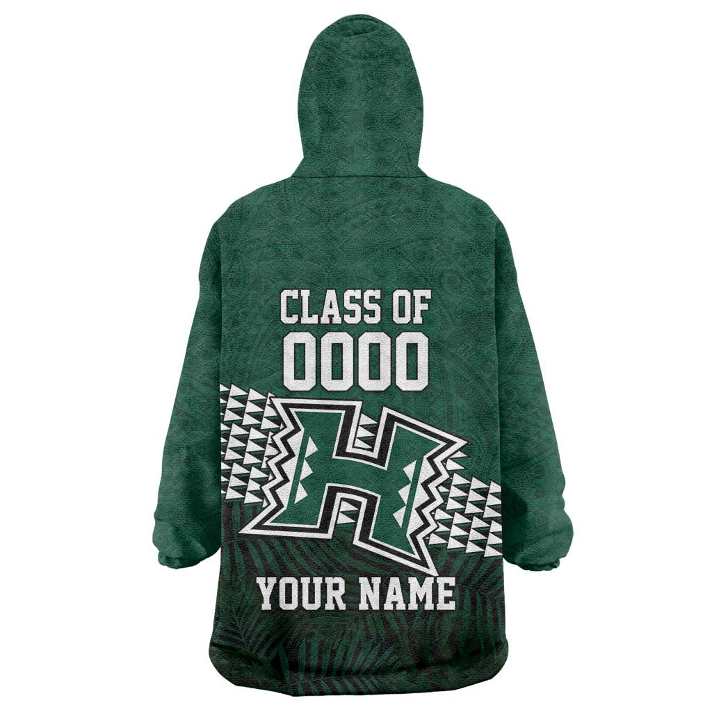 Hawaii Rainbow Warriors Alumni Custom Wearable Blanket Hoodie Kanaka Arrows Tropical Vibes LT7 - Polynesian Pride