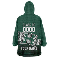 Hawaii Rainbow Warriors Alumni Custom Wearable Blanket Hoodie Kanaka Arrows Tropical Vibes LT7 - Polynesian Pride