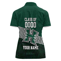 Hawaii Rainbow Warriors Alumni Custom Women Polo Shirt Kanaka Arrows Tropical Vibes LT7 - Polynesian Pride