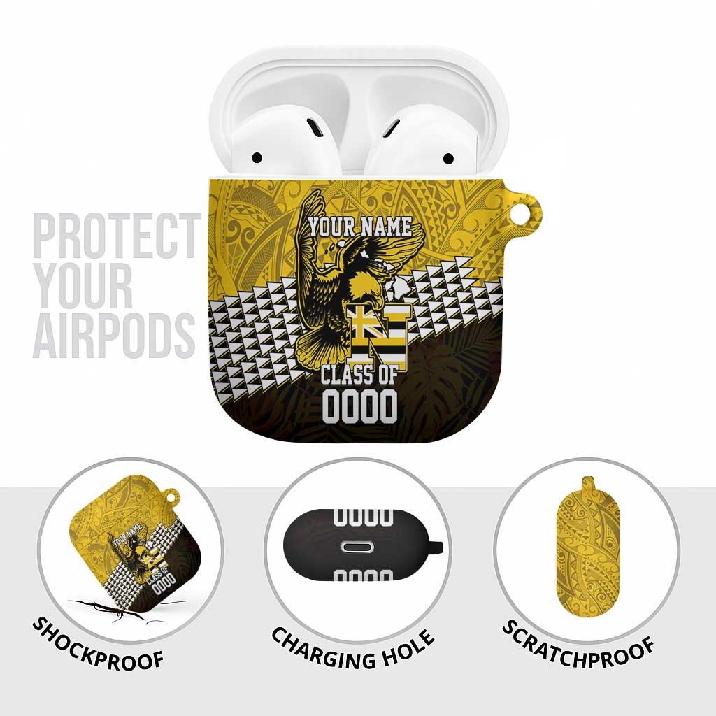 Hawaii Nanakuli High Alumni Custom AirPods Case Kanaka Arrows Tropical Vibes LT7 - Polynesian Pride