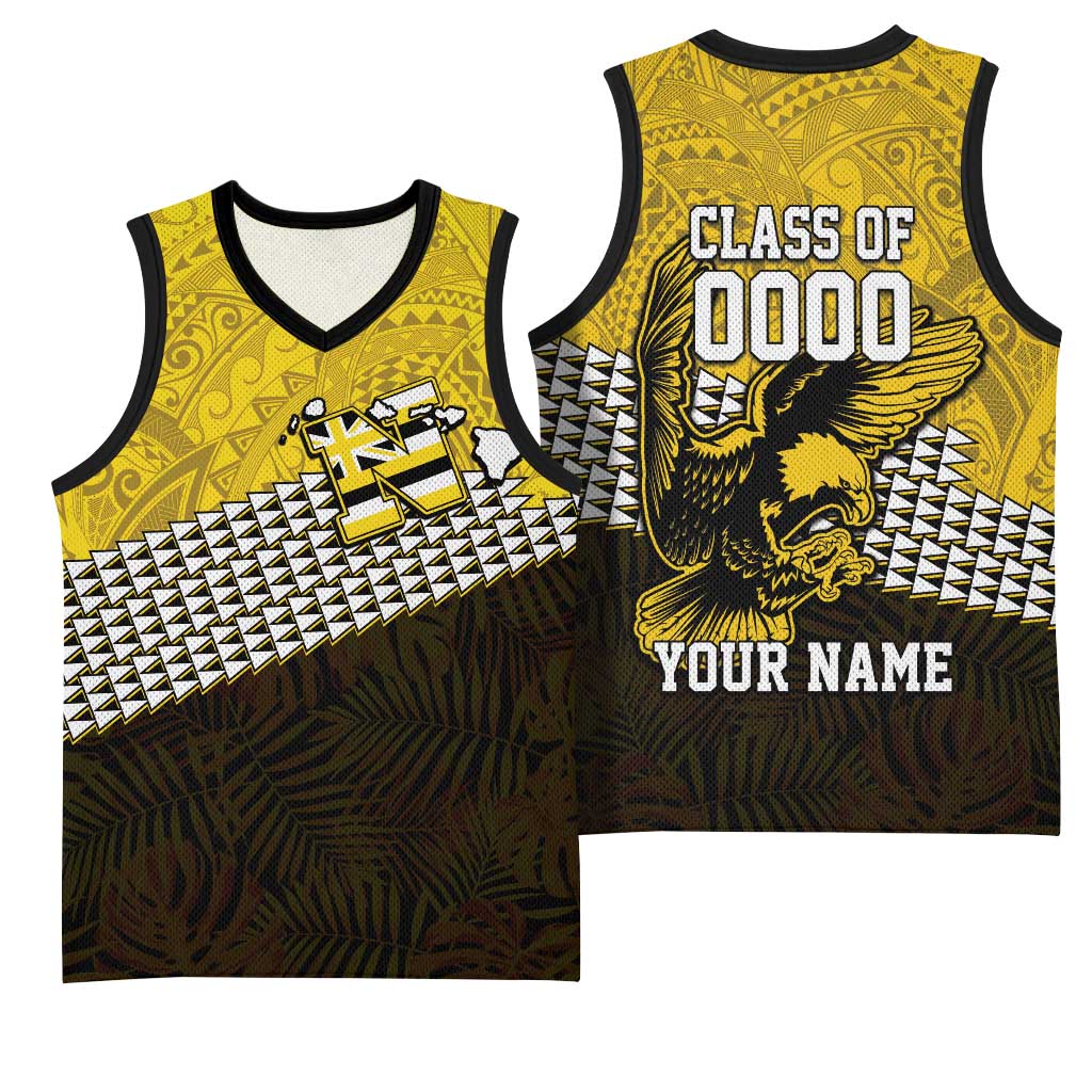 Hawaii Nanakuli High Alumni Custom Basketball Jersey Kanaka Arrows Tropical Vibes LT7 - Polynesian Pride