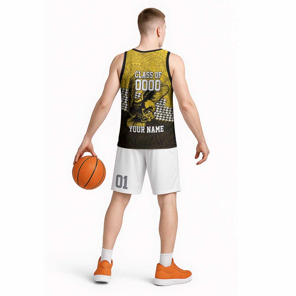 Hawaii Nanakuli High Alumni Custom Basketball Jersey Kanaka Arrows Tropical Vibes LT7 - Polynesian Pride