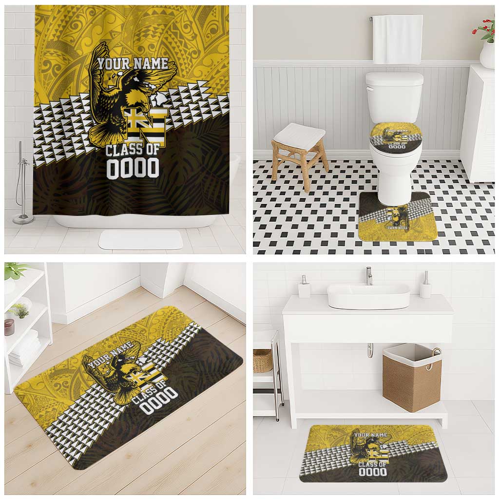 Hawaii Nanakuli High Alumni Custom Bathroom Set Kanaka Arrows Tropical Vibes LT7 - Polynesian Pride