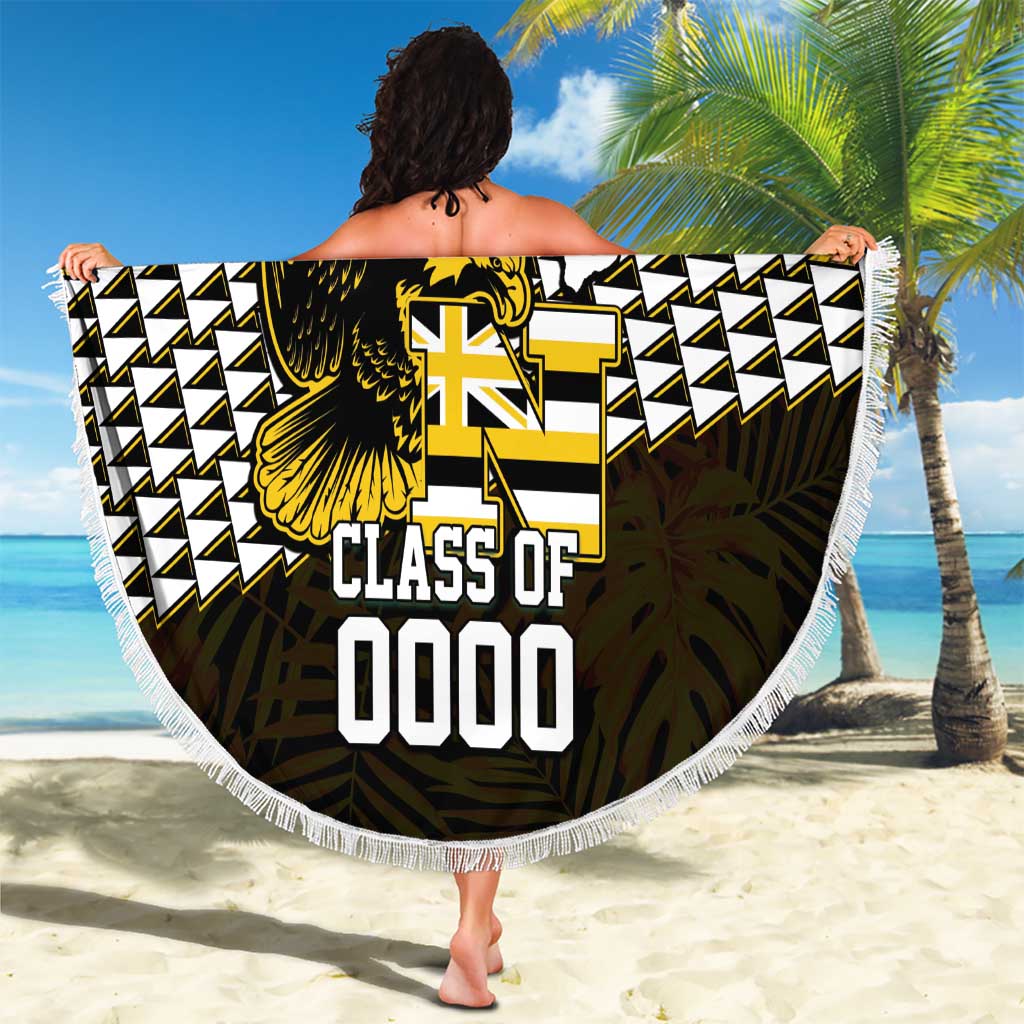 Hawaii Nanakuli High Alumni Custom Beach Blanket Kanaka Arrows Tropical Vibes LT7 - Polynesian Pride