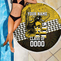 Hawaii Nanakuli High Alumni Custom Beach Blanket Kanaka Arrows Tropical Vibes LT7 - Polynesian Pride