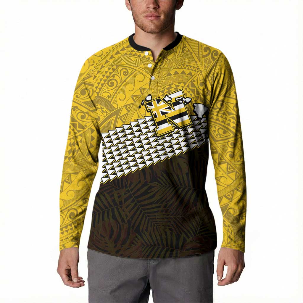 Hawaii Nanakuli High Alumni Custom Button Sweatshirt Kanaka Arrows Tropical Vibes LT7 - Polynesian Pride