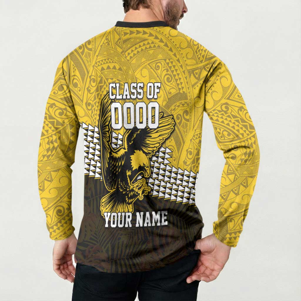Hawaii Nanakuli High Alumni Custom Button Sweatshirt Kanaka Arrows Tropical Vibes LT7 - Polynesian Pride