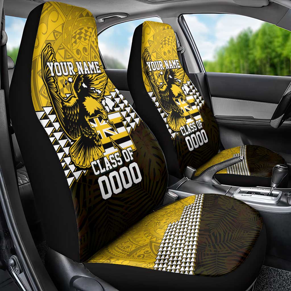 Hawaii Nanakuli High Alumni Custom Car Seat Cover Kanaka Arrows Tropical Vibes LT7 - Polynesian Pride