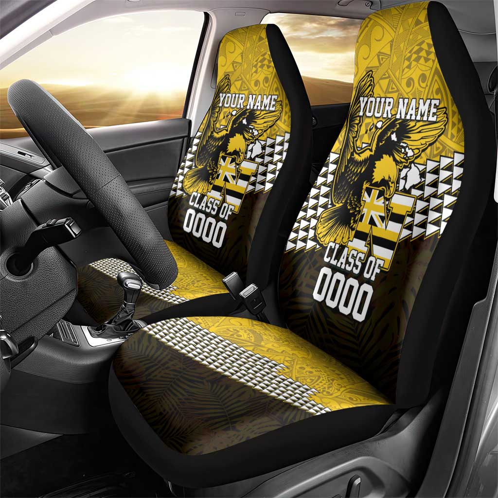 Hawaii Nanakuli High Alumni Custom Car Seat Cover Kanaka Arrows Tropical Vibes LT7 - Polynesian Pride