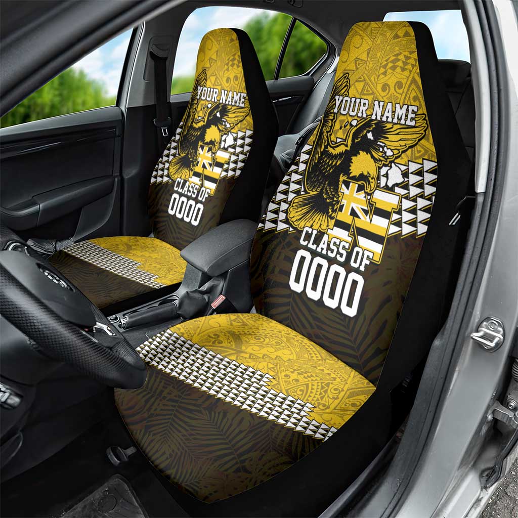 Hawaii Nanakuli High Alumni Custom Car Seat Cover Kanaka Arrows Tropical Vibes LT7 - Polynesian Pride