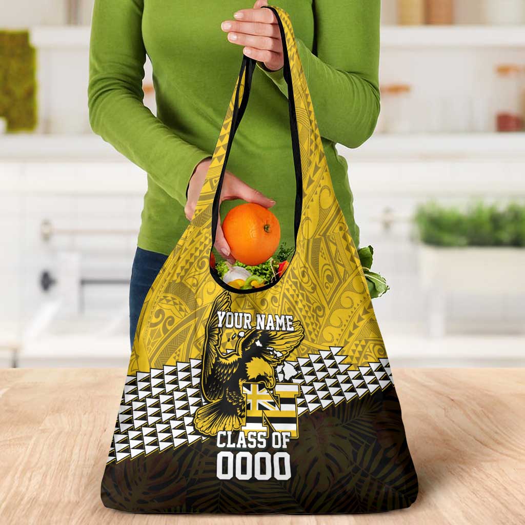 Hawaii Nanakuli High Alumni Custom Grocery Bag Kanaka Arrows Tropical Vibes LT7 - Polynesian Pride