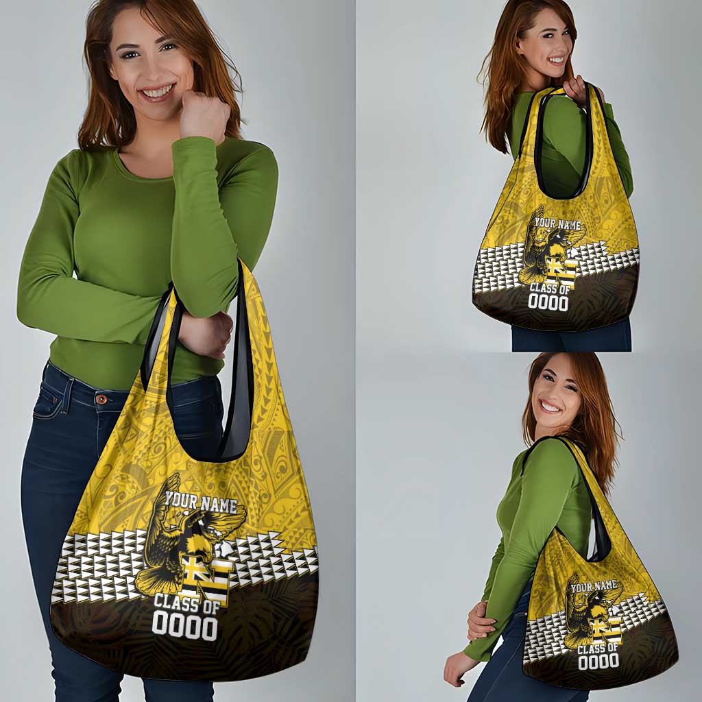 Hawaii Nanakuli High Alumni Custom Grocery Bag Kanaka Arrows Tropical Vibes LT7 - Polynesian Pride