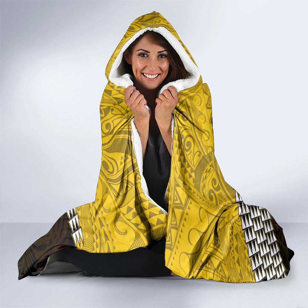 Hawaii Nanakuli High Alumni Custom Hooded Blanket Kanaka Arrows Tropical Vibes LT7 - Polynesian Pride