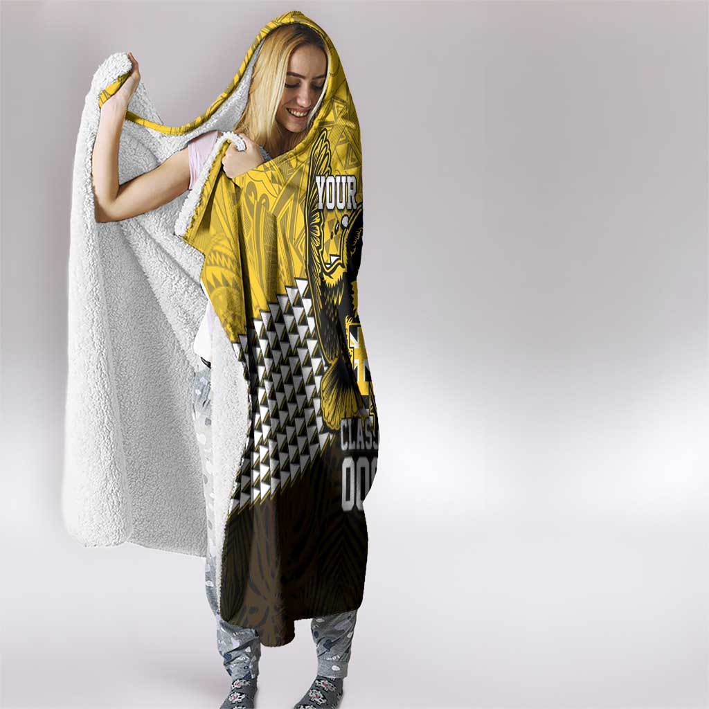 Hawaii Nanakuli High Alumni Custom Hooded Blanket Kanaka Arrows Tropical Vibes LT7 - Polynesian Pride