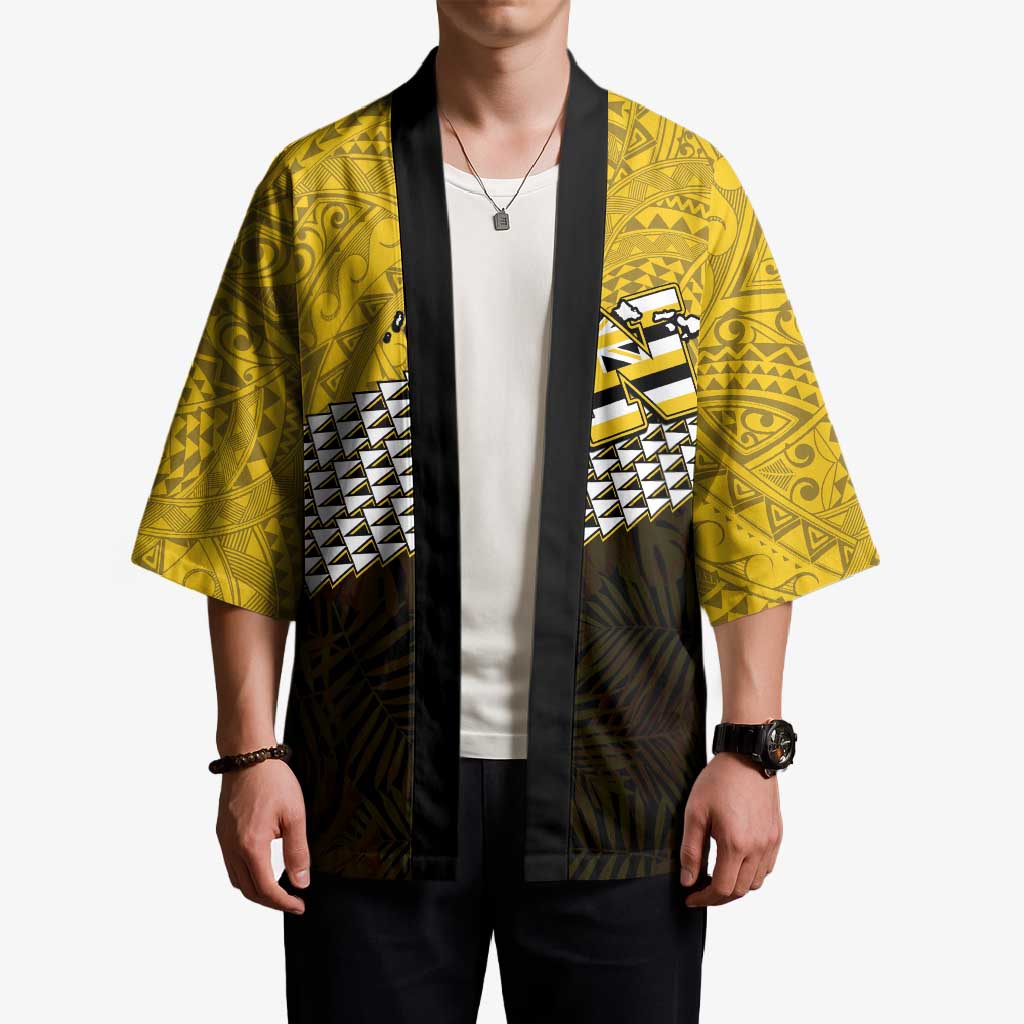 Hawaii Nanakuli High Alumni Custom Kimono Kanaka Arrows Tropical Vibes LT7 - Polynesian Pride