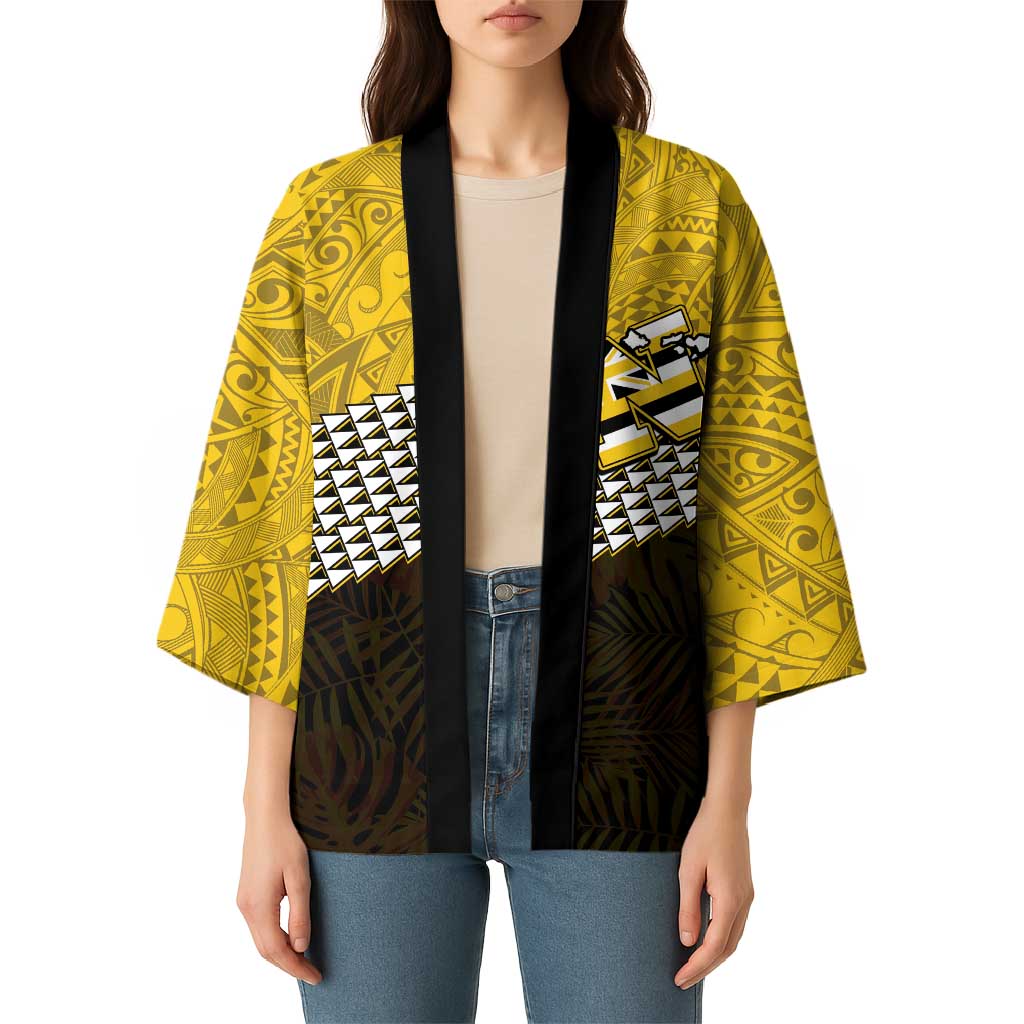 Hawaii Nanakuli High Alumni Custom Kimono Kanaka Arrows Tropical Vibes LT7 - Polynesian Pride