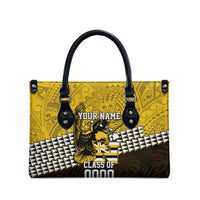 Hawaii Nanakuli High Alumni Custom Leather Bag Kanaka Arrows Tropical Vibes LT7 - Polynesian Pride