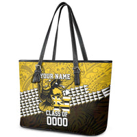 Hawaii Nanakuli High Alumni Custom Leather Tote Bag Kanaka Arrows Tropical Vibes LT7 - Polynesian Pride
