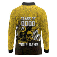 Hawaii Nanakuli High Alumni Custom Long Sleeve Polo Shirt Kanaka Arrows Tropical Vibes LT7 - Polynesian Pride