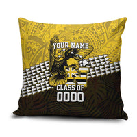 Hawaii Nanakuli High Alumni Custom Pillow Cover Kanaka Arrows Tropical Vibes LT7 Yellow Black - Polynesian Pride