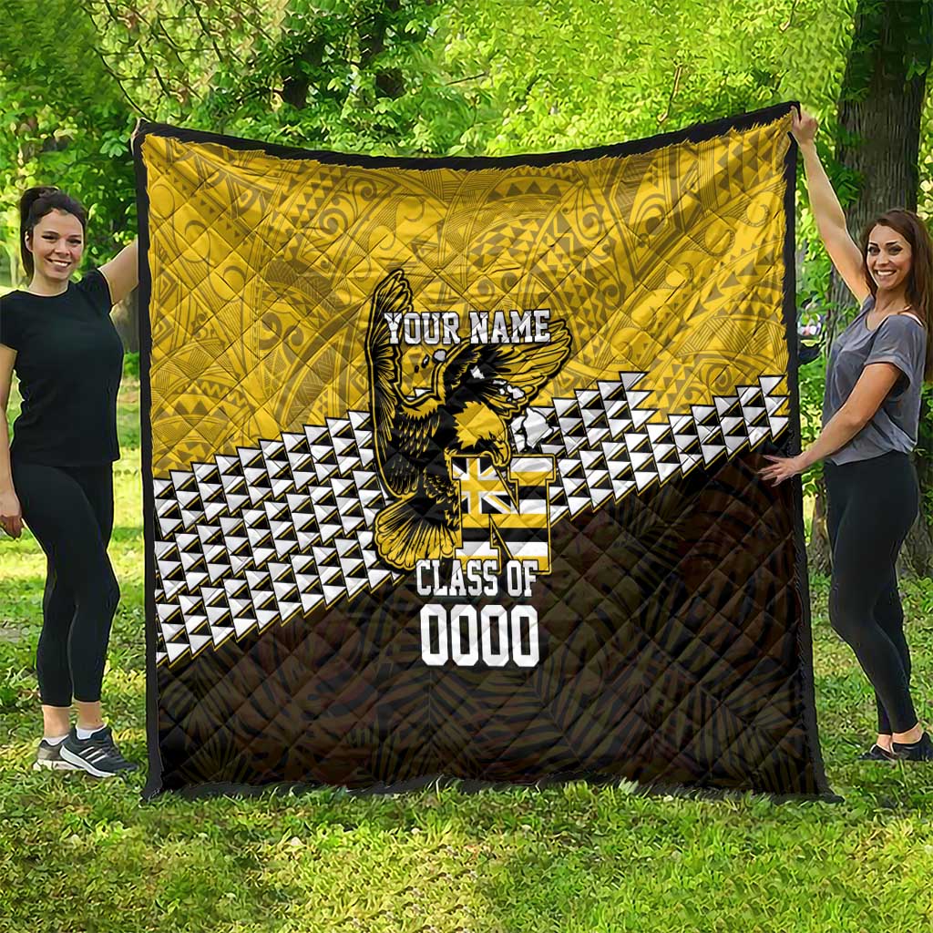 Hawaii Nanakuli High Alumni Custom Quilt Kanaka Arrows Tropical Vibes LT7 - Polynesian Pride