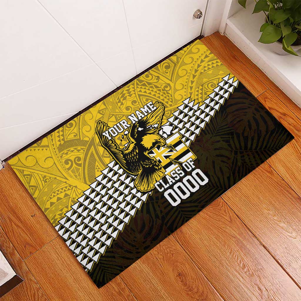 Hawaii Nanakuli High Alumni Custom Rubber Doormat Kanaka Arrows Tropical Vibes LT7 - Polynesian Pride
