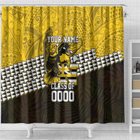 Hawaii Nanakuli High Alumni Custom Shower Curtain Kanaka Arrows Tropical Vibes LT7 - Polynesian Pride