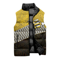 Hawaii Nanakuli High Alumni Custom Sleeveless Puffer Jacket Kanaka Arrows Tropical Vibes LT7 - Polynesian Pride
