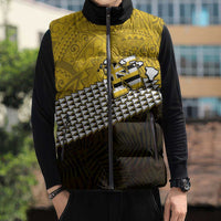 Hawaii Nanakuli High Alumni Custom Sleeveless Puffer Jacket Kanaka Arrows Tropical Vibes LT7 - Polynesian Pride