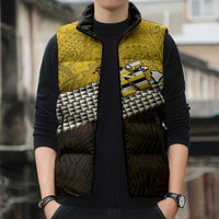 Hawaii Nanakuli High Alumni Custom Sleeveless Puffer Jacket Kanaka Arrows Tropical Vibes LT7 - Polynesian Pride