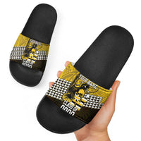 Hawaii Nanakuli High Alumni Custom Slide Sandals Kanaka Arrows Tropical Vibes LT7 - Polynesian Pride