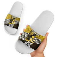 Hawaii Nanakuli High Alumni Custom Slide Sandals Kanaka Arrows Tropical Vibes LT7 - Polynesian Pride