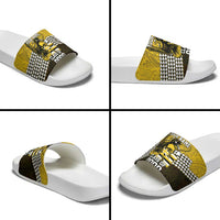 Hawaii Nanakuli High Alumni Custom Slide Sandals Kanaka Arrows Tropical Vibes LT7 - Polynesian Pride