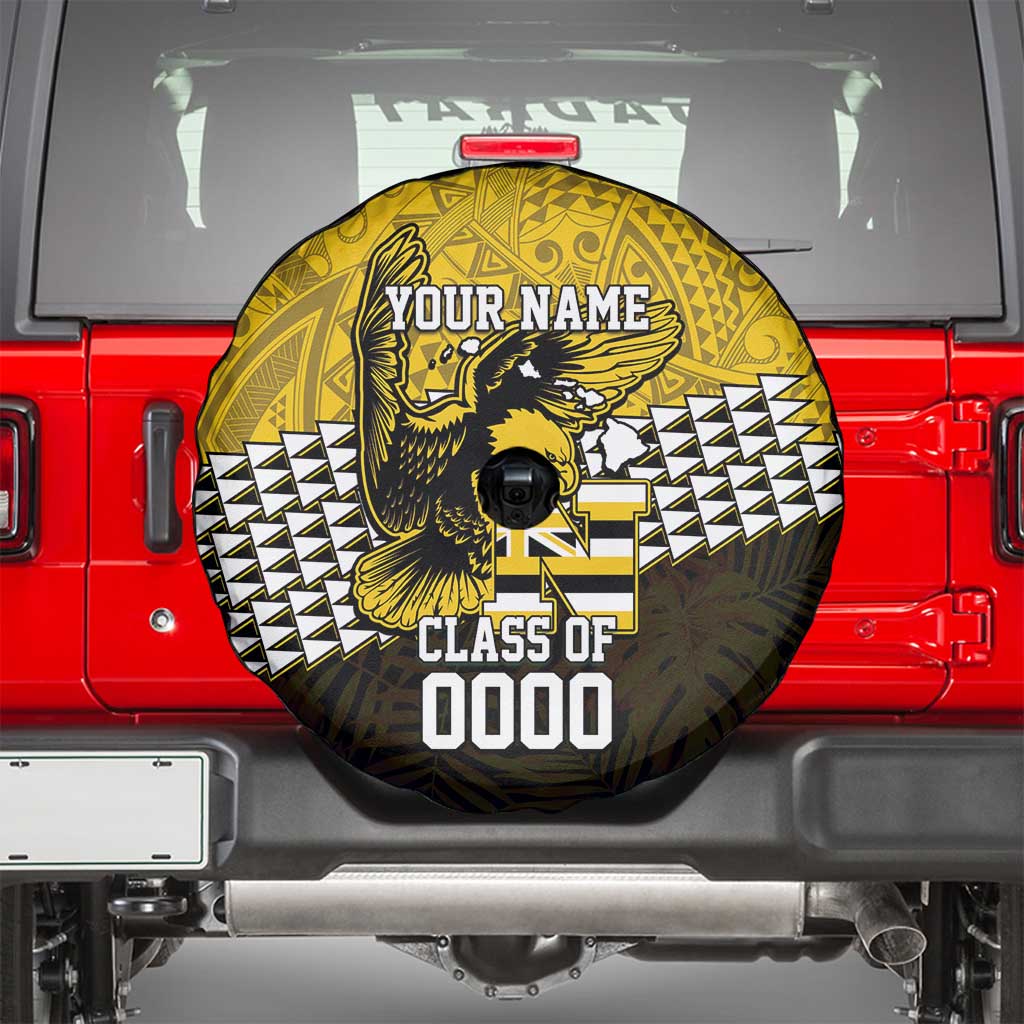 Hawaii Nanakuli High Alumni Custom Spare Tire Cover Kanaka Arrows Tropical Vibes LT7 - Polynesian Pride