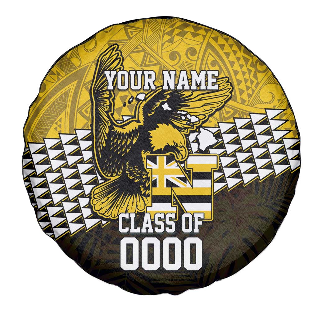 Hawaii Nanakuli High Alumni Custom Spare Tire Cover Kanaka Arrows Tropical Vibes LT7 - Polynesian Pride
