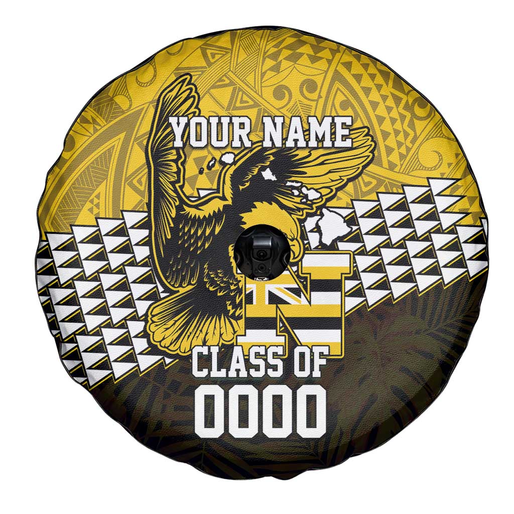 Hawaii Nanakuli High Alumni Custom Spare Tire Cover Kanaka Arrows Tropical Vibes LT7 - Polynesian Pride