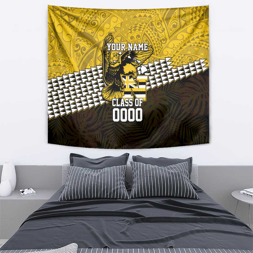 Hawaii Nanakuli High Alumni Custom Tapestry Kanaka Arrows Tropical Vibes LT7 - Polynesian Pride