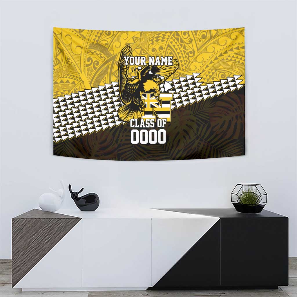 Hawaii Nanakuli High Alumni Custom Tapestry Kanaka Arrows Tropical Vibes LT7 - Polynesian Pride