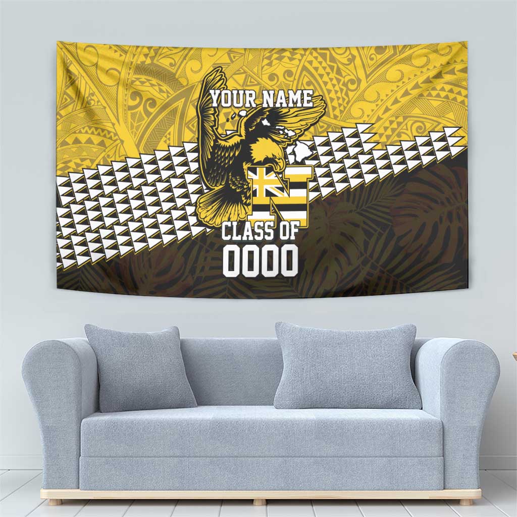 Hawaii Nanakuli High Alumni Custom Tapestry Kanaka Arrows Tropical Vibes LT7 - Polynesian Pride