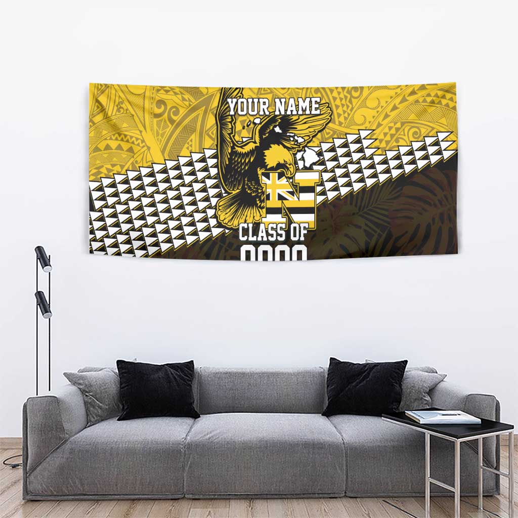 Hawaii Nanakuli High Alumni Custom Tapestry Kanaka Arrows Tropical Vibes LT7 - Polynesian Pride