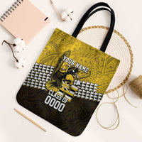 Hawaii Nanakuli High Alumni Custom Tote Bag Kanaka Arrows Tropical Vibes LT7 Black Strap One Size Yellow Black - Polynesian Pride