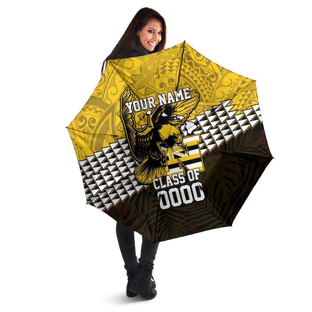Hawaii Nanakuli High Alumni Custom Umbrella Kanaka Arrows Tropical Vibes