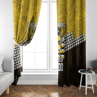 Hawaii Nanakuli High Alumni Custom Window Curtain Kanaka Arrows Tropical Vibes LT7 - Polynesian Pride