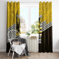 Hawaii Nanakuli High Alumni Custom Window Curtain Kanaka Arrows Tropical Vibes LT7 - Polynesian Pride