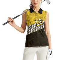 Hawaii Nanakuli High Alumni Custom Women Sleeveless Polo Shirt Kanaka Arrows Tropical Vibes LT7 - Polynesian Pride