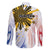 Philippines Independence Day Family Matching Off The Shoulder Long Sleeve Dress and Hawaiian Shirt Eagle Mix Filipino Flag Tribal Style